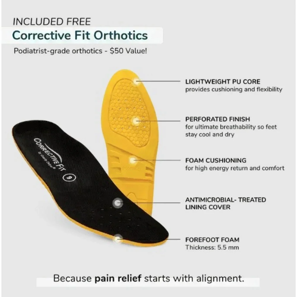 G-DEFY Womens 'Mighty Walk' Shoes Size 10.5 Gray/Pink Sneakers Comfort EUC - Picture 8 of 14